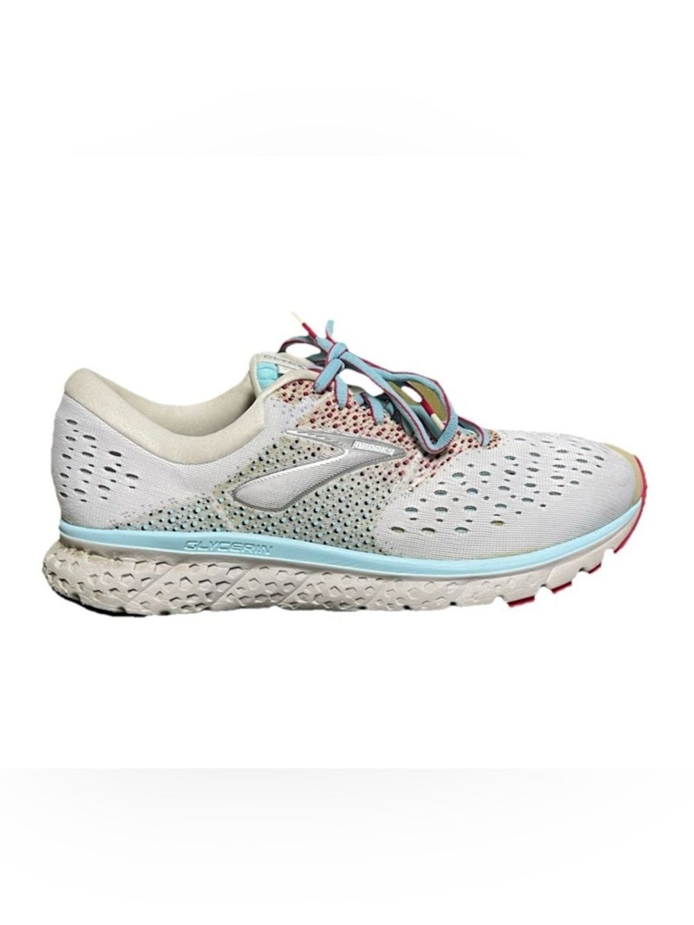 Brooks Glycerin 16 Women's White Running Shoes Size 11B